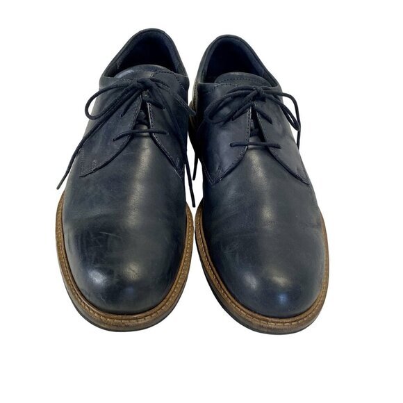 Ecco Black Leather Oxford Dress Shoes Size 11/11.5 EU45 Classic Formal main image 4